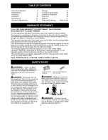 Preview for 2 page of Craftsman BRUSHWACKER 358.795180 Instruction Manual