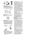 Preview for 3 page of Craftsman BRUSHWACKER 358.795180 Instruction Manual