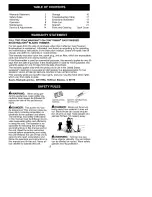 Preview for 2 page of Craftsman BRUSHWACKER 358.795200 Instruction Manual