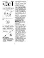 Preview for 3 page of Craftsman BRUSHWACKER 358.795200 Instruction Manual