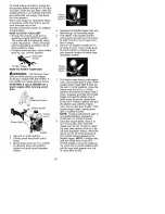 Preview for 10 page of Craftsman BRUSHWACKER 358.795200 Instruction Manual