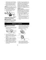 Предварительный просмотр 34 страницы Craftsman BRUSHWACKER 358.795810 Operator'S Manual