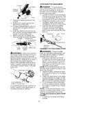 Предварительный просмотр 6 страницы Craftsman BRUSHWACKER 358.795820 Operator'S Manual