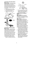 Preview for 8 page of Craftsman BRUSHWACKER 358.795822 Operator'S Manual