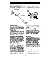 Предварительный просмотр 9 страницы Craftsman BRUSHWACKER 358.798461 Operator'S Manual