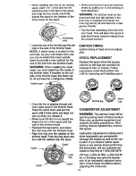 Предварительный просмотр 15 страницы Craftsman BRUSHWACKER 358.798461 Operator'S Manual