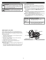 Preview for 14 page of Craftsman BV245 Operator'S Manual