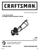 Craftsman C210 Operator'S Manual предпросмотр