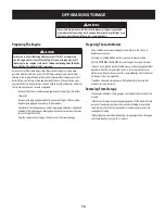 Preview for 16 page of Craftsman C459-36426 Operator'S Manual