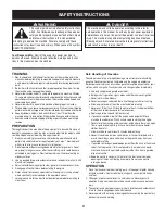 Preview for 3 page of Craftsman C459-52101 Operator'S Manual