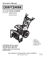 Craftsman C459-52102 Operator'S Manual preview