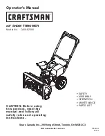 Craftsman C459-52306 Operator'S Manual preview