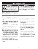 Preview for 4 page of Craftsman C459-52832 Operator'S Manual