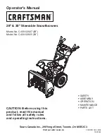 Craftsman C459-52925 Operator'S Manual preview