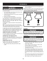 Предварительный просмотр 18 страницы Craftsman C459-60116 Operator'S Manual