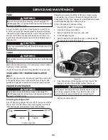 Предварительный просмотр 24 страницы Craftsman C459-60116 Operator'S Manual