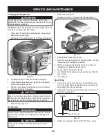 Предварительный просмотр 25 страницы Craftsman C459-60116 Operator'S Manual