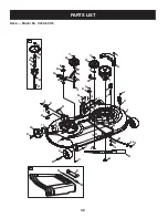 Предварительный просмотр 45 страницы Craftsman C459-60116 Operator'S Manual