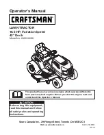 Craftsman C459.60310 Operator'S Manual предпросмотр