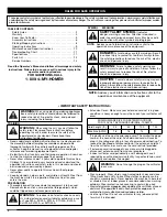 Preview for 2 page of Craftsman C459.627020 Operator'S Manual