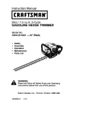 Preview for 1 page of Craftsman C944.514321 Instruction Manual