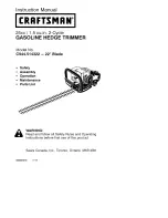 Craftsman C944.514322 Instruction Manual предпросмотр