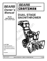 Предварительный просмотр 1 страницы Craftsman C950-52843-0 Owner'S Manual