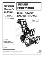 Craftsman c950-52913-0 Owner'S Manual preview