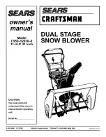 Craftsman C950-52930-0 Owner'S Manual preview