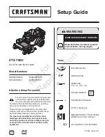 Craftsman C950-60106-0 Setup Manual предпросмотр