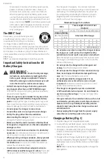 Preview for 8 page of Craftsman CMCBL710 Instruction Manual