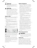 Preview for 8 page of Craftsman CMCBL720 Instruction Manual