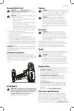 Предварительный просмотр 11 страницы Craftsman CMCE530 Instruction Manual