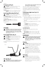 Preview for 10 page of Craftsman CMCF604 Instruction Manual