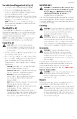 Preview for 11 page of Craftsman CMCF940 Instruction Manual