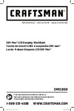 Craftsman CMCL050 Instruction Manual preview