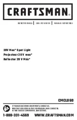 Craftsman CMCL060 Instruction Manual предпросмотр