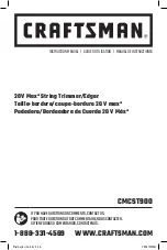 Craftsman CMCST900 Instruction Manual preview