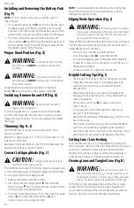 Preview for 12 page of Craftsman CMCST915D1 User Manual