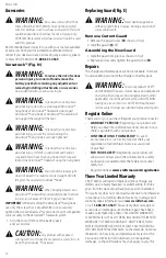 Preview for 14 page of Craftsman CMCST915D1 User Manual