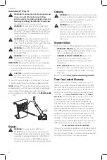 Предварительный просмотр 10 страницы Craftsman CMEW400 Original Instructions Manual