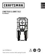 Craftsman CMHT77620 User Manual предпросмотр