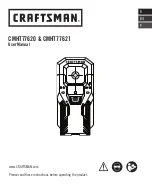 Craftsman CMHT77620 User Manual preview