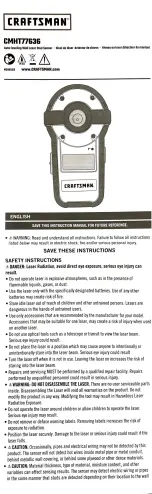 Craftsman CMHT77636 Manual preview