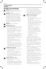 Предварительный просмотр 4 страницы Craftsman CMPBN18 Instruction Manual