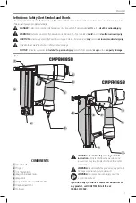 Preview for 3 page of Craftsman CMPBN18SB Instruction Manual