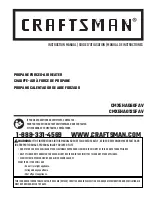 Craftsman CMXEHAO125FAV Instruction Manual предпросмотр