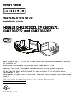 Craftsman CMXEOCG322 Owner'S Manual preview