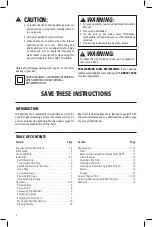 Preview for 4 page of Craftsman CMXEVBE171550 Instruction Manual