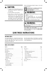 Preview for 4 page of Craftsman CMXEVBE176120 Instruction Manual